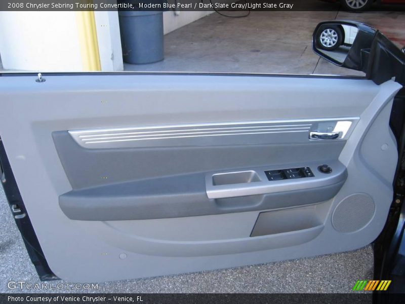 Modern Blue Pearl / Dark Slate Gray/Light Slate Gray 2008 Chrysler Sebring Touring Convertible
