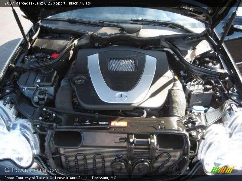 Black / Black 2007 Mercedes-Benz C 230 Sport