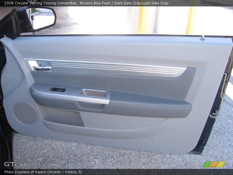 Modern Blue Pearl / Dark Slate Gray/Light Slate Gray 2008 Chrysler Sebring Touring Convertible