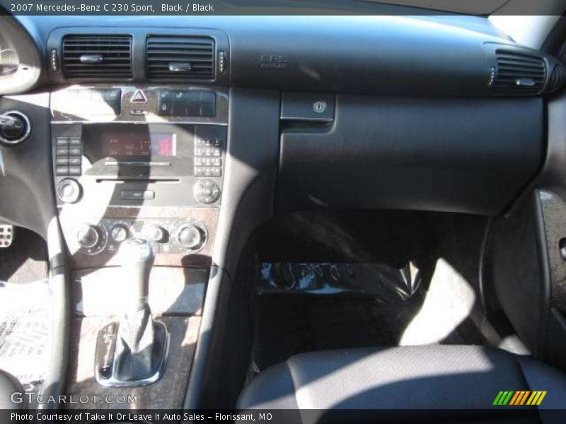 Black / Black 2007 Mercedes-Benz C 230 Sport