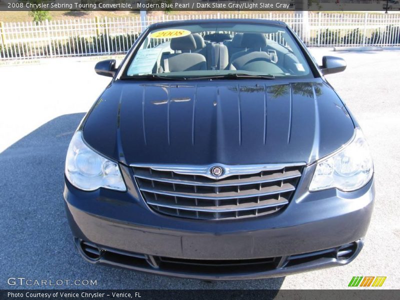 Modern Blue Pearl / Dark Slate Gray/Light Slate Gray 2008 Chrysler Sebring Touring Convertible