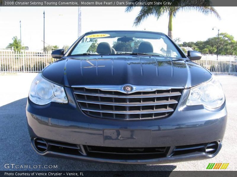 Modern Blue Pearl / Dark Slate Gray/Light Slate Gray 2008 Chrysler Sebring Touring Convertible