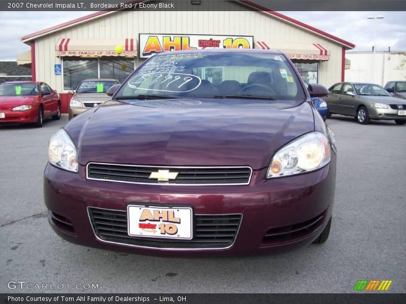Bordeaux Red / Ebony Black 2007 Chevrolet Impala LT
