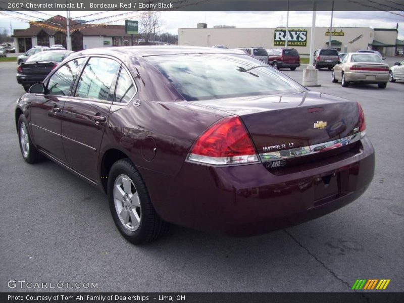 Bordeaux Red / Ebony Black 2007 Chevrolet Impala LT