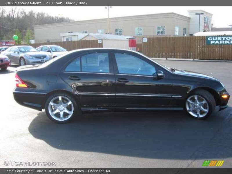 Black / Black 2007 Mercedes-Benz C 230 Sport