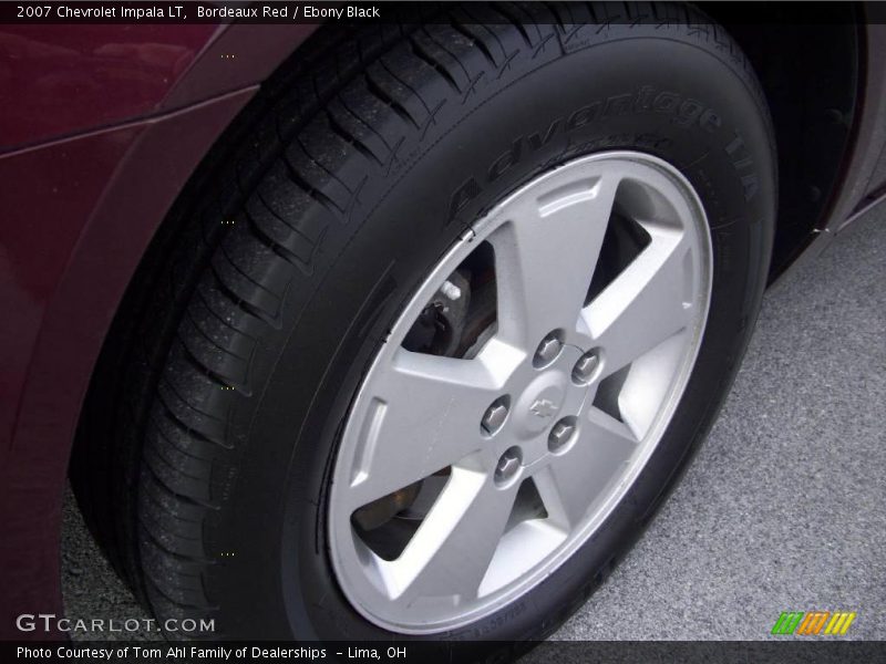 Bordeaux Red / Ebony Black 2007 Chevrolet Impala LT