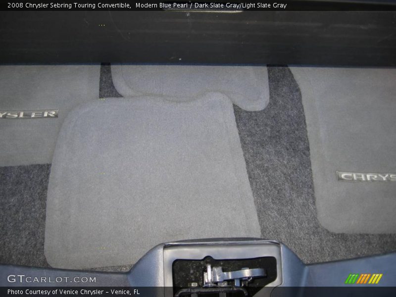 Modern Blue Pearl / Dark Slate Gray/Light Slate Gray 2008 Chrysler Sebring Touring Convertible