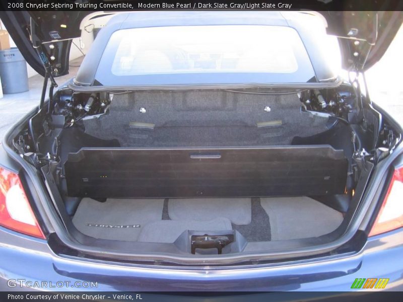 Modern Blue Pearl / Dark Slate Gray/Light Slate Gray 2008 Chrysler Sebring Touring Convertible