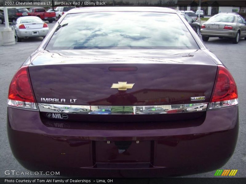 Bordeaux Red / Ebony Black 2007 Chevrolet Impala LT