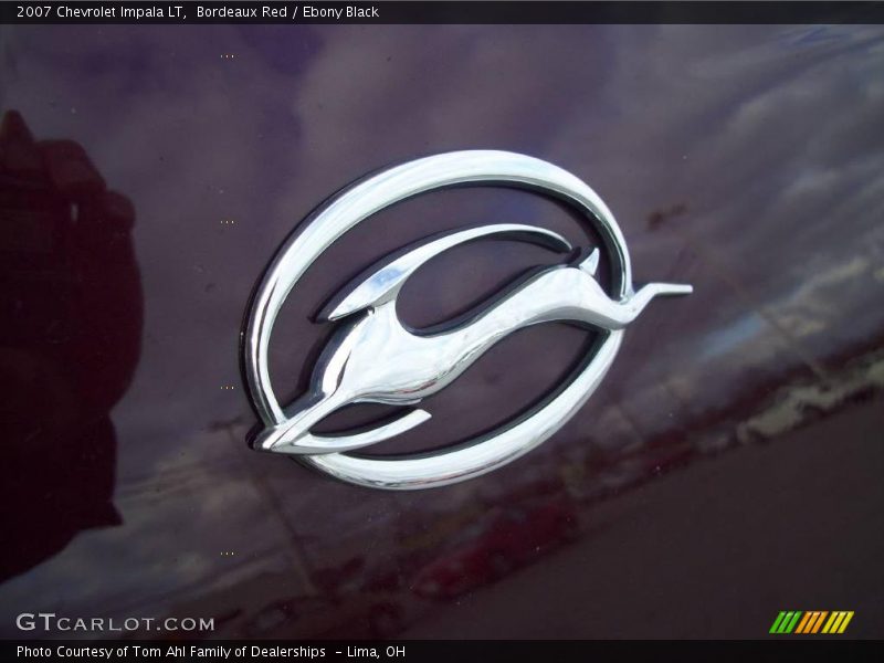 Bordeaux Red / Ebony Black 2007 Chevrolet Impala LT