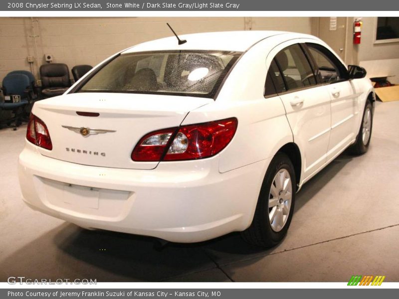 Stone White / Dark Slate Gray/Light Slate Gray 2008 Chrysler Sebring LX Sedan