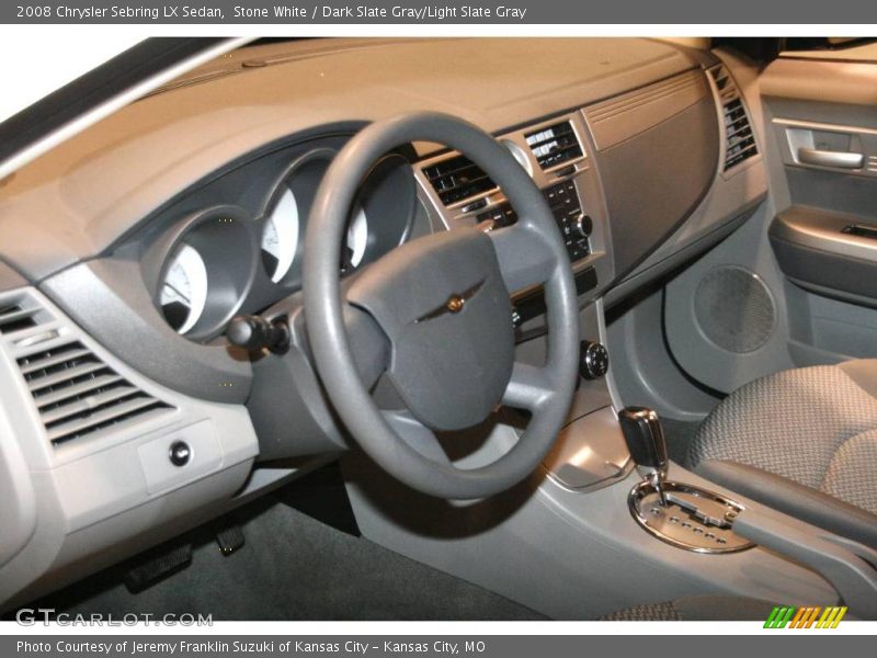 Stone White / Dark Slate Gray/Light Slate Gray 2008 Chrysler Sebring LX Sedan
