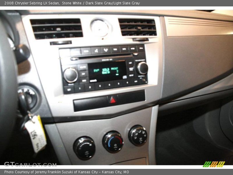 Stone White / Dark Slate Gray/Light Slate Gray 2008 Chrysler Sebring LX Sedan