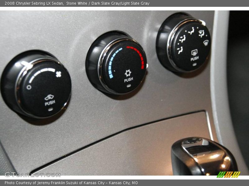 Stone White / Dark Slate Gray/Light Slate Gray 2008 Chrysler Sebring LX Sedan