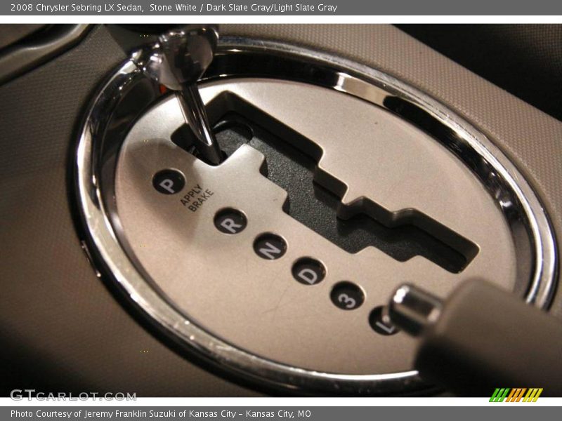 Stone White / Dark Slate Gray/Light Slate Gray 2008 Chrysler Sebring LX Sedan