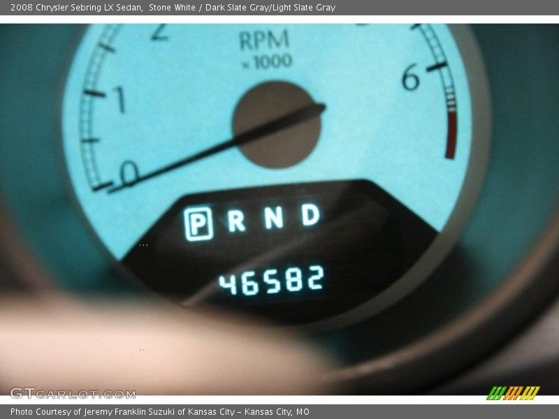 Stone White / Dark Slate Gray/Light Slate Gray 2008 Chrysler Sebring LX Sedan