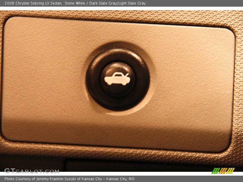 Stone White / Dark Slate Gray/Light Slate Gray 2008 Chrysler Sebring LX Sedan