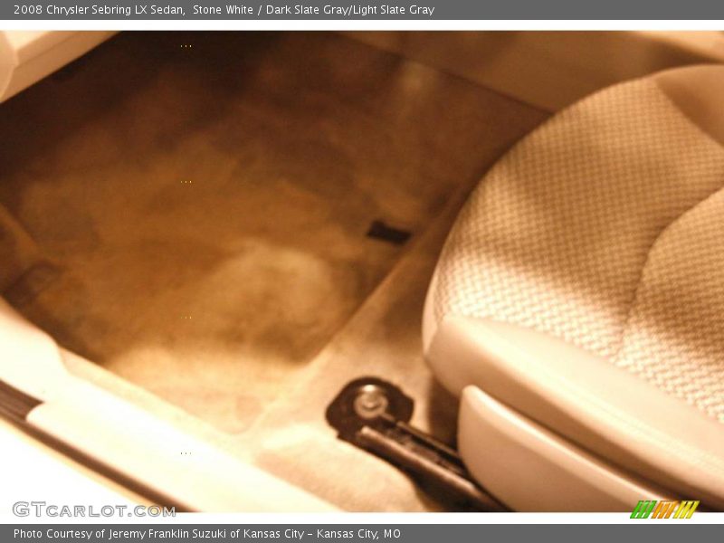 Stone White / Dark Slate Gray/Light Slate Gray 2008 Chrysler Sebring LX Sedan