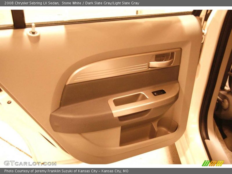 Stone White / Dark Slate Gray/Light Slate Gray 2008 Chrysler Sebring LX Sedan