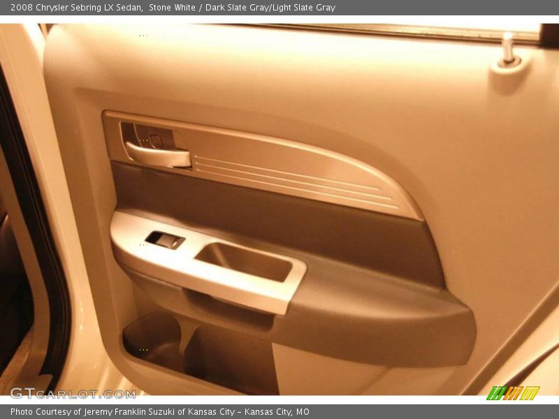 Stone White / Dark Slate Gray/Light Slate Gray 2008 Chrysler Sebring LX Sedan