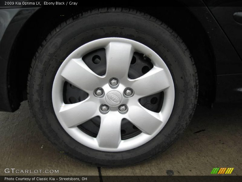 Ebony Black / Gray 2009 Kia Optima LX