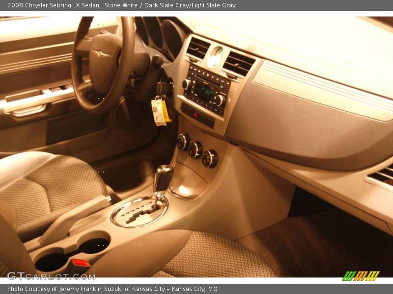 Stone White / Dark Slate Gray/Light Slate Gray 2008 Chrysler Sebring LX Sedan