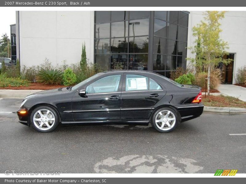 Black / Ash 2007 Mercedes-Benz C 230 Sport