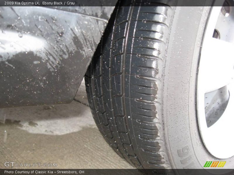 Ebony Black / Gray 2009 Kia Optima LX