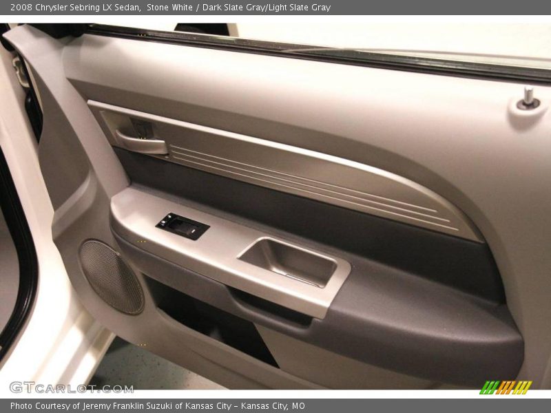 Stone White / Dark Slate Gray/Light Slate Gray 2008 Chrysler Sebring LX Sedan