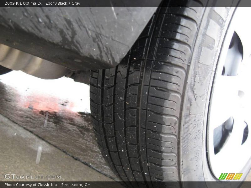 Ebony Black / Gray 2009 Kia Optima LX