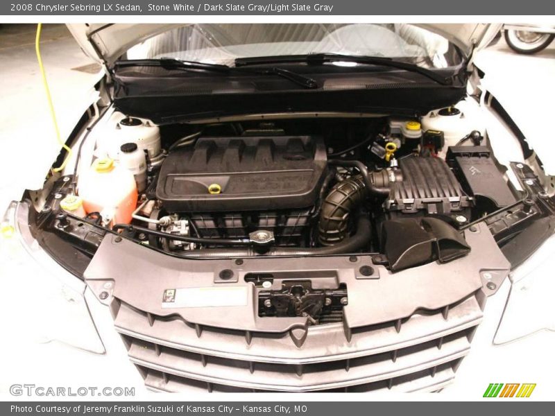 Stone White / Dark Slate Gray/Light Slate Gray 2008 Chrysler Sebring LX Sedan