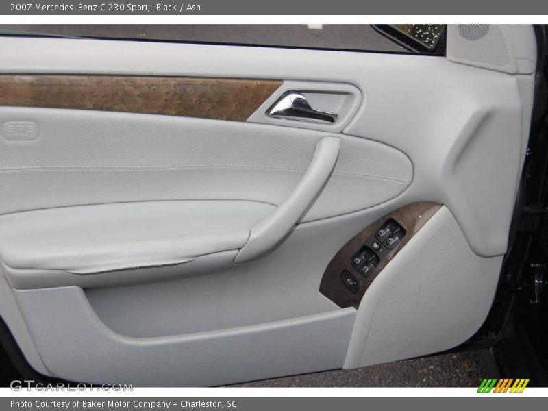 Black / Ash 2007 Mercedes-Benz C 230 Sport