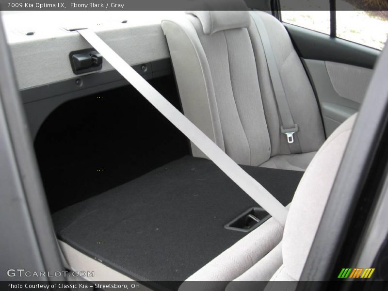 Ebony Black / Gray 2009 Kia Optima LX