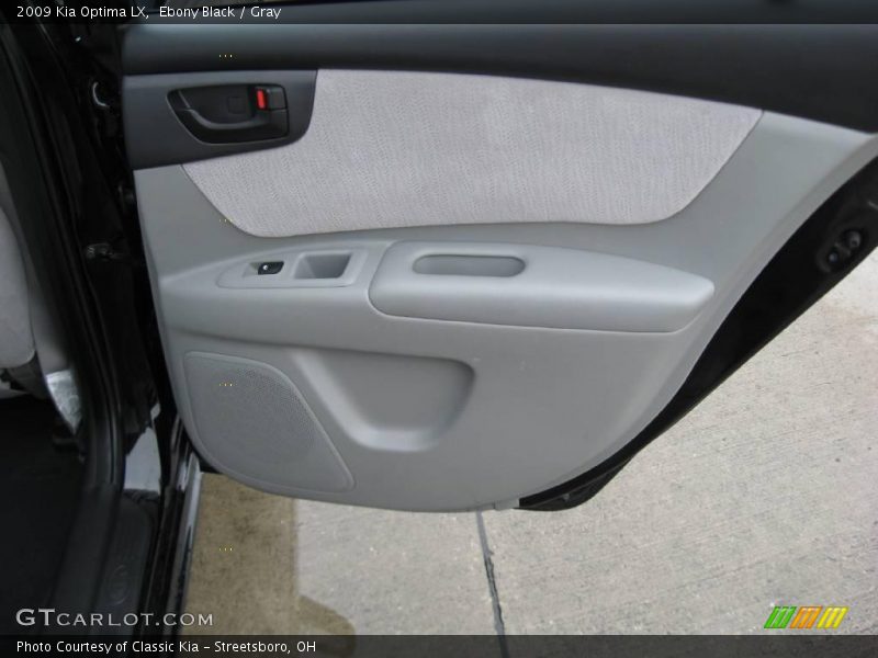 Ebony Black / Gray 2009 Kia Optima LX