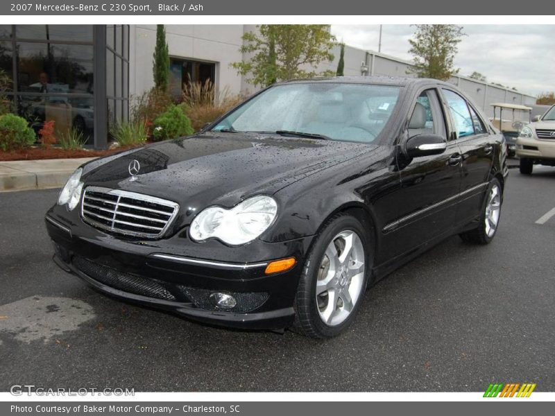 Black / Ash 2007 Mercedes-Benz C 230 Sport