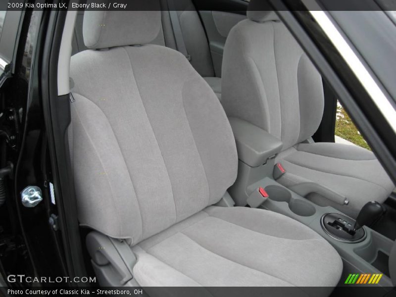 Ebony Black / Gray 2009 Kia Optima LX