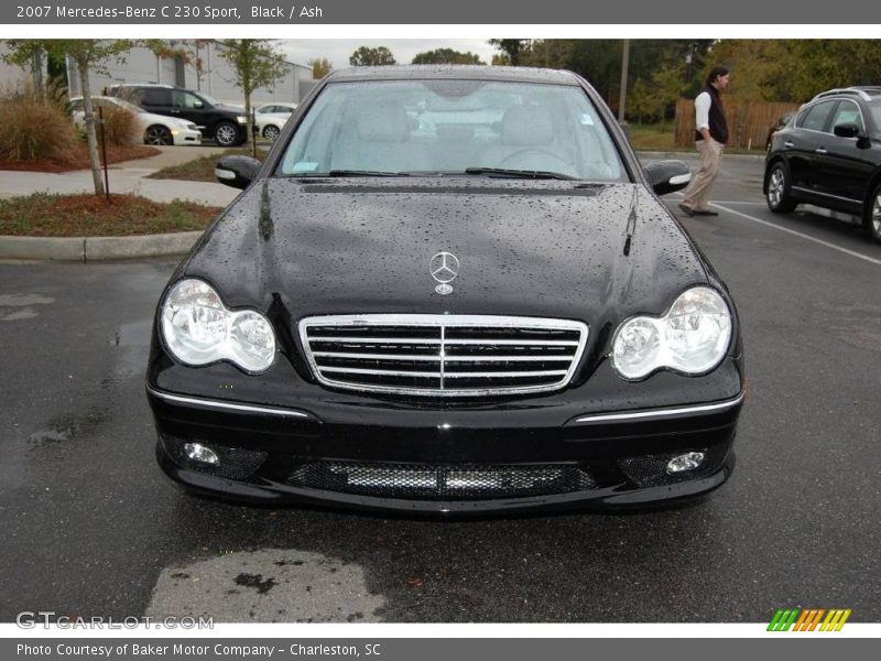 Black / Ash 2007 Mercedes-Benz C 230 Sport