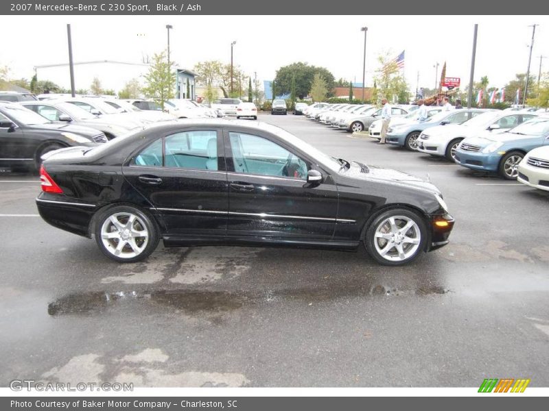 Black / Ash 2007 Mercedes-Benz C 230 Sport