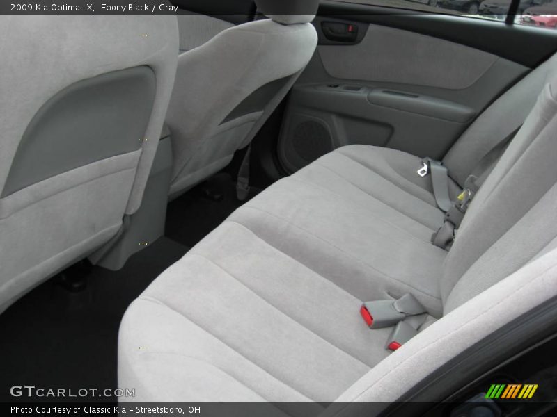 Ebony Black / Gray 2009 Kia Optima LX