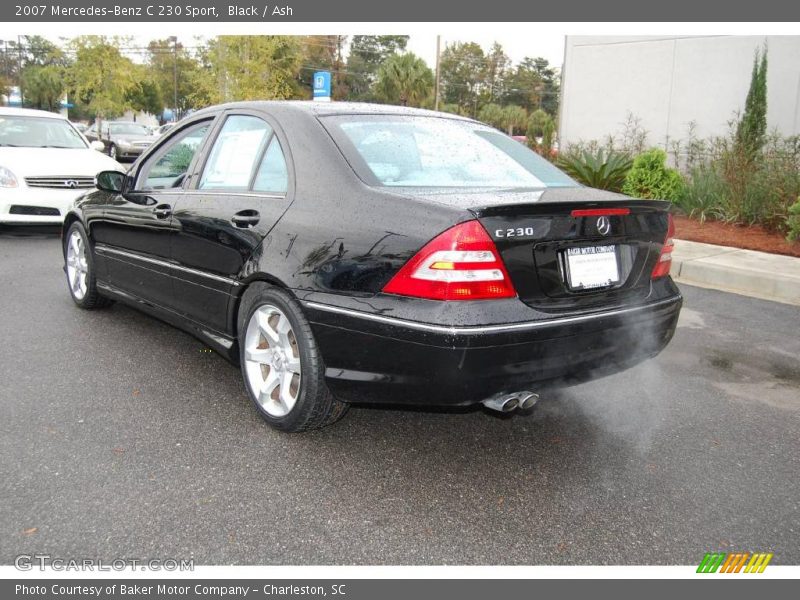 Black / Ash 2007 Mercedes-Benz C 230 Sport