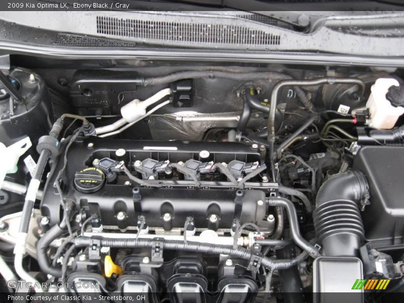 Ebony Black / Gray 2009 Kia Optima LX
