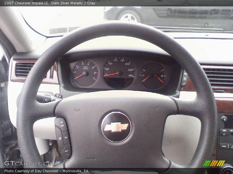 Dark Silver Metallic / Gray 2007 Chevrolet Impala LS