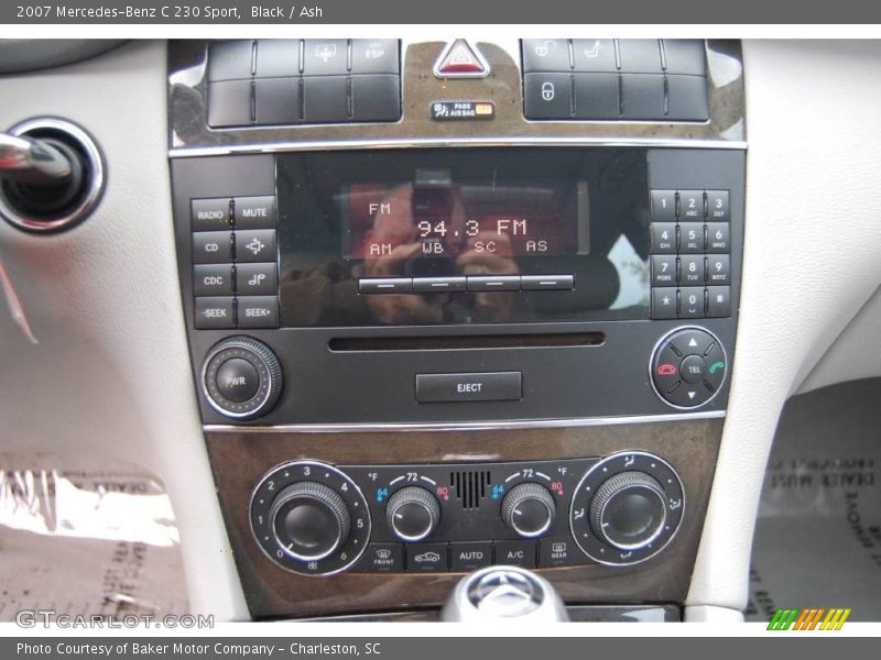 Black / Ash 2007 Mercedes-Benz C 230 Sport