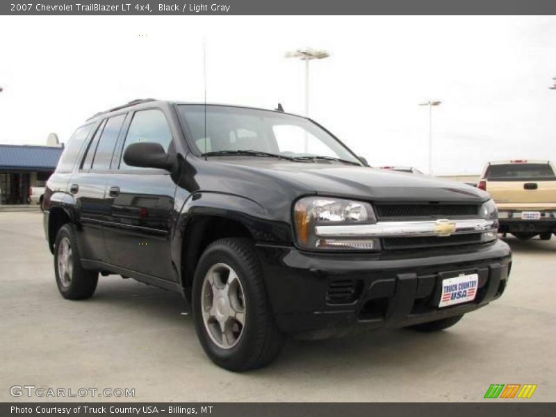 Black / Light Gray 2007 Chevrolet TrailBlazer LT 4x4