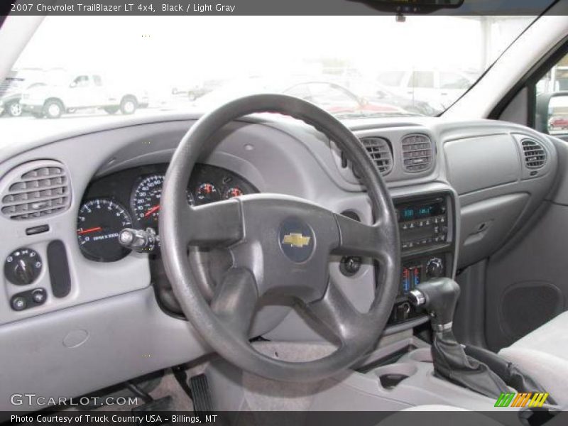 Black / Light Gray 2007 Chevrolet TrailBlazer LT 4x4