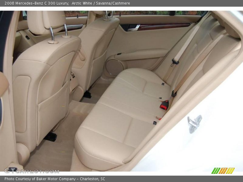 Arctic White / Savanna/Cashmere 2008 Mercedes-Benz C 300 Luxury