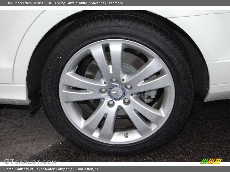 Arctic White / Savanna/Cashmere 2008 Mercedes-Benz C 300 Luxury