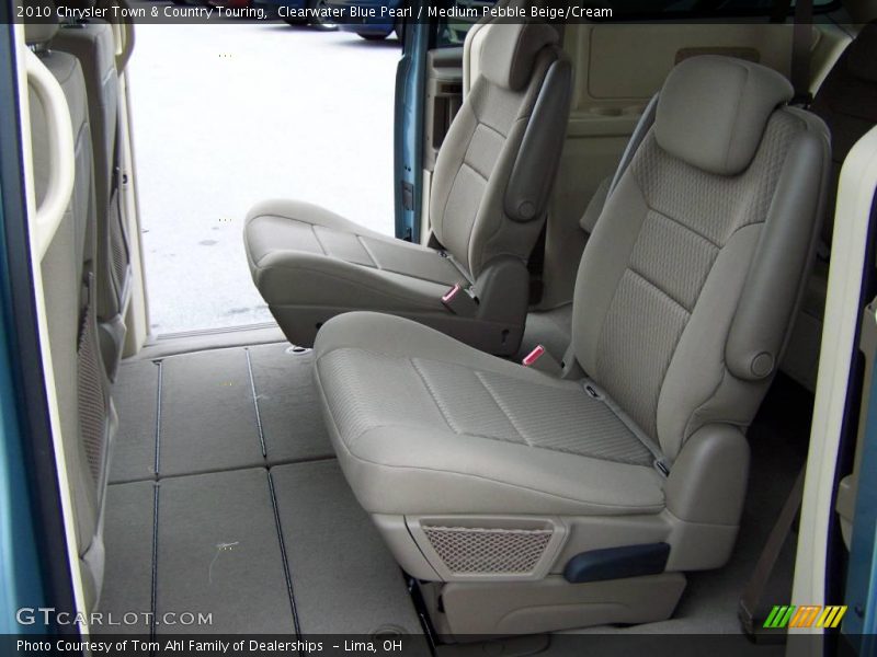 Clearwater Blue Pearl / Medium Pebble Beige/Cream 2010 Chrysler Town & Country Touring