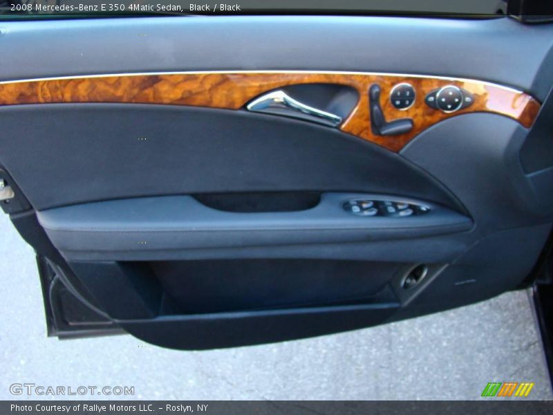Black / Black 2008 Mercedes-Benz E 350 4Matic Sedan