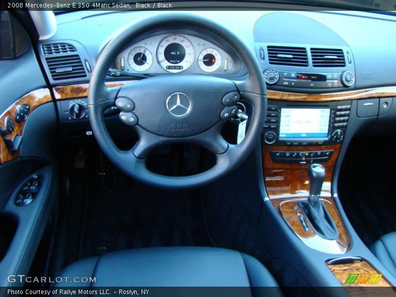 Black / Black 2008 Mercedes-Benz E 350 4Matic Sedan